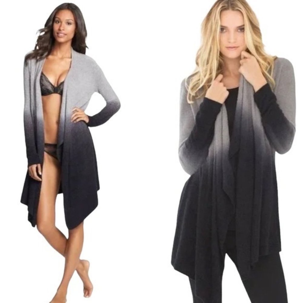 Barefoot Dreams Ombré Bamboo Cozy Chic Lite Calypso Wrap Cardigan, Size S/M
